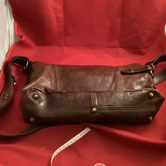 The Trend Designed in Italy Brown leather purse - Picture 6 of 14
